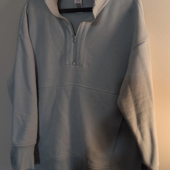 RBX Tops - Ladies RBX SeafoamHalf-Zip Sweater